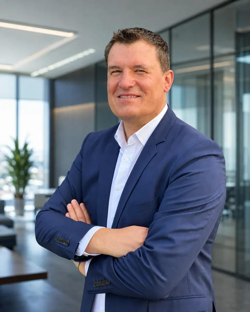Christian Hampe im Büro – Unternehmensentwicklung für inhabergeführte Unternehmen